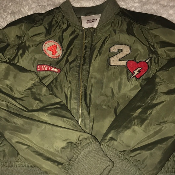 Green Bomber Jacket - Picture 3 of 7